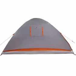 vidaXL Family Tent Dome 6-Person Lightweight Tent Camping Tent Waterproof - grey and orange, 6-person - Additional view 9