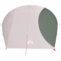 vidaXL Camping Tent Dome 4-Person Lightweight Tent Grey and Orange Waterproof - Green - Additional view 5