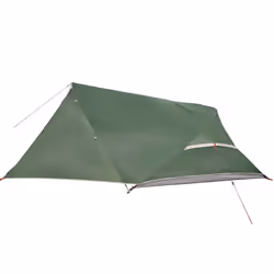 vidaXL Camping Tent Dome 4-Person Lightweight Tent Grey and Orange Waterproof - Green - Additional view 8