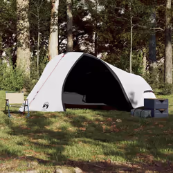 vidaXL Camping Tent Dome 4-Person Dome Tent White Blackout Fabric Waterproof - Additional view 2