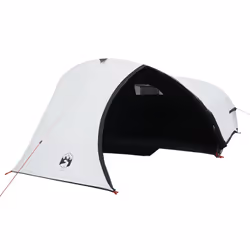vidaXL Camping Tent Dome 4-Person Dome Tent White Blackout Fabric Waterproof - Additional view 6