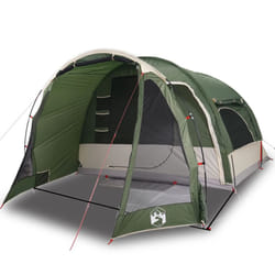 vidaXL Family Tent 6-Person Outdoor Lightweight Tent Camping Tent Waterproof - Green
