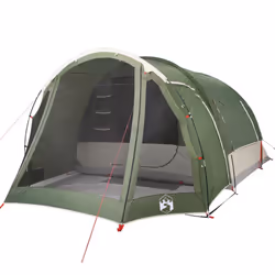 vidaXL Family Tent 6-Person Outdoor Lightweight Tent Camping Tent Waterproof - Green - Additional view 4