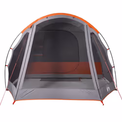 vidaXL Family Tent 6-Person Outdoor Lightweight Tent Camping Tent Waterproof - Grey and orange - Additional view 6