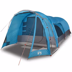 vidaXL Family Tent 6-Person Outdoor Lightweight Tent Camping Tent Waterproof - blue, 8-person