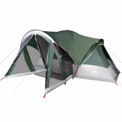 vidaXL Family Tent Tipi 8-Person Lightweight Camping Tent Green Waterproof - Green - Additional view 4