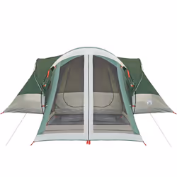 vidaXL Family Tent Tipi 8-Person Lightweight Camping Tent Green Waterproof - Green - Additional view 5