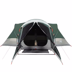 vidaXL Family Tent Tipi 8-Person Lightweight Camping Tent Green Waterproof - Green - Additional view 6