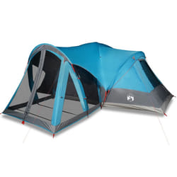 vidaXL Family Tent Tipi 8-Person Lightweight Camping Tent Green Waterproof - Blue