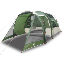 vidaXL Family Tent 6-Person Outdoor Lightweight Tent Camping Tent Waterproof - green, 4-person