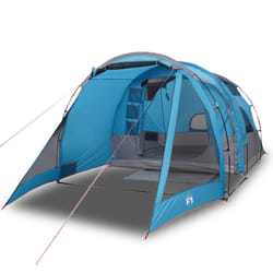 vidaXL Family Tent 6-Person Outdoor Lightweight Tent Camping Tent Waterproof - blue, 4-person