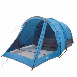 vidaXL Family Tent 6-Person Outdoor Lightweight Tent Camping Tent Waterproof - blue, 4-person - Additional view 4