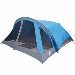vidaXL Family Tent Cabin 6-Person Lightweight Tent Dome Tent Green Waterproof - blue - Additional view 4