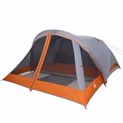 vidaXL Family Tent Cabin 6-Person Lightweight Tent Dome Tent Green Waterproof - grey - Additional view 4
