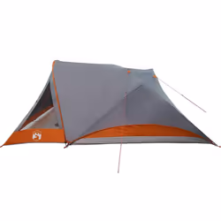 vidaXL Family Tent Cabin 6-Person Lightweight Tent Dome Tent Green Waterproof - grey - Additional view 7