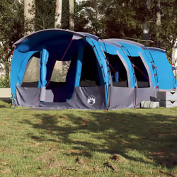 vidaXL Family Tent Tunnel 8-Person Lightweight Tent Dome Tent Blue Waterproof - Additional view 2