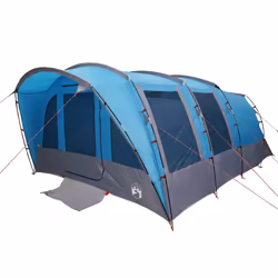 vidaXL Family Tent Tunnel 8-Person Lightweight Tent Dome Tent Blue Waterproof - Additional view 4