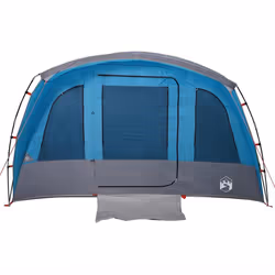 vidaXL Family Tent Tunnel 8-Person Lightweight Tent Dome Tent Blue Waterproof - Additional view 5