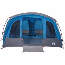 vidaXL Family Tent Tunnel 8-Person Lightweight Tent Dome Tent Blue Waterproof - Additional view 6