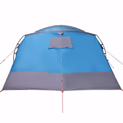 vidaXL Family Tent Tunnel 8-Person Lightweight Tent Dome Tent Blue Waterproof - Additional view 8