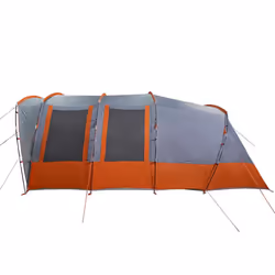 vidaXL Family Tent Tunnel 8-Person Lightweight Tent Dome Tent Grey Waterproof - Additional view 7