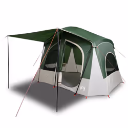 vidaXL Camping Tent Cabin 5-Person Lightweight Tent Patio Dome Tent Waterproof - Green