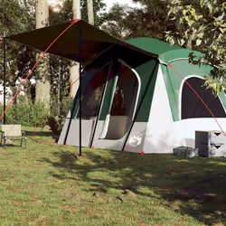 vidaXL Camping Tent Cabin 5-Person Lightweight Tent Patio Dome Tent Waterproof - Green