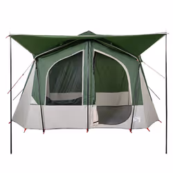 vidaXL Camping Tent Cabin 5-Person Lightweight Tent Patio Dome Tent Waterproof - Green - Additional view 4