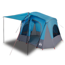 vidaXL Camping Tent Cabin 5-Person Lightweight Tent Patio Dome Tent Waterproof - Blue