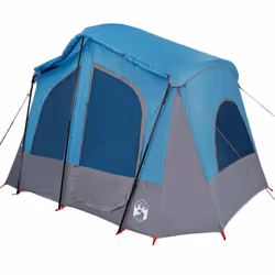 vidaXL Camping Tent Cabin 5-Person Lightweight Tent Patio Dome Tent Waterproof - Blue - Additional view 5