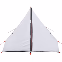 vidaXL Camping Tent A-Frame 2-Person Tent White Blackout Fabric Waterproof - Additional view 6