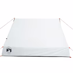 vidaXL Camping Tent A-Frame 2-Person Tent White Blackout Fabric Waterproof - Additional view 7