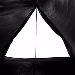 vidaXL Camping Tent A-Frame 2-Person Tent White Blackout Fabric Waterproof - Additional view 9