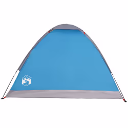 vidaXL Camping Tent Dome 2-Person Lightweight Tent Dome Tent Blue Waterproof - Blue, 190 x 135 x 102/107 cm - Additional view 7