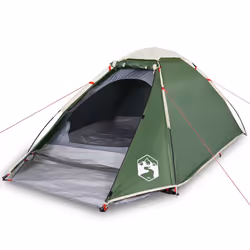 vidaXL Camping Tent Dome 4-Person Lightweight Tent Patio Dome Tent Waterproof - green