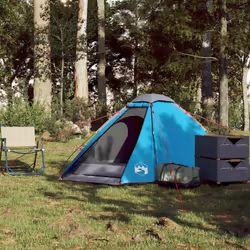 vidaXL Camping Tent Dome 4-Person Lightweight Tent Patio Dome Tent Waterproof - blue