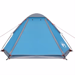 vidaXL Camping Tent Dome 4-Person Lightweight Tent Patio Dome Tent Waterproof - blue - Additional view 6