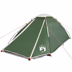 vidaXL Camping Tent Dome 4-Person Lightweight Tent Dome Tent Green Waterproof - Additional view 4