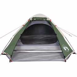 vidaXL Camping Tent Dome 4-Person Lightweight Tent Dome Tent Green Waterproof - Additional view 5