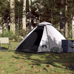 vidaXL Camping Tent Dome 4-Person Lightweight Tent Patio Dome Tent Waterproof - white blackout, 4-person - Additional view 2