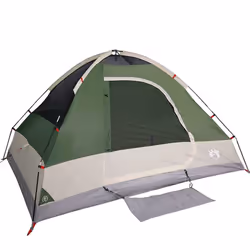 vidaXL Family Tent Dome 6-Person Outdoor Lightweight Camping Tent Waterproof - Green, 214 x 150 x 115 cm - Additional view 7
