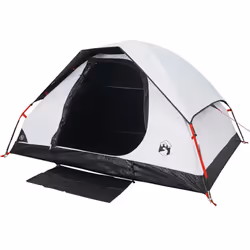 vidaXL Family Tent Dome 6-Person Outdoor Lightweight Camping Tent Waterproof - white blackout, 2-person - Additional view 4