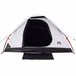 vidaXL Family Tent Dome 6-Person Outdoor Lightweight Camping Tent Waterproof - white blackout, 2-person - Additional view 5