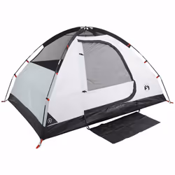 vidaXL Family Tent Dome 6-Person Outdoor Lightweight Camping Tent Waterproof - white blackout, 2-person - Additional view 7