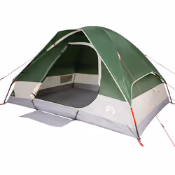 vidaXL Family Tent Dome 6-Person Outdoor Lightweight Camping Tent Waterproof - Green, 274 x 213 x 150 cm - Additional view 4