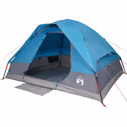 vidaXL Family Tent Dome 6-Person Outdoor Lightweight Camping Tent Waterproof - Blue, 274 x 213 x 150 cm - Additional view 4