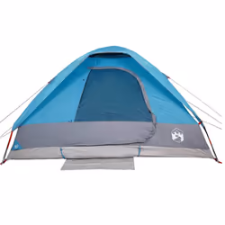 vidaXL Family Tent Dome 6-Person Outdoor Lightweight Camping Tent Waterproof - Blue, 274 x 213 x 150 cm - Additional view 5