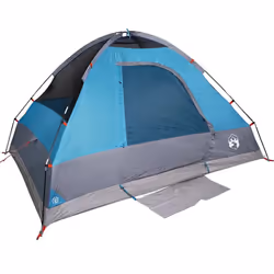 vidaXL Family Tent Dome 6-Person Outdoor Lightweight Camping Tent Waterproof - Blue, 274 x 213 x 150 cm - Additional view 7