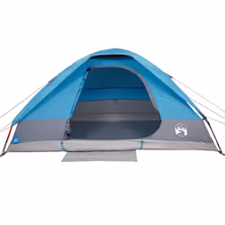 vidaXL Family Tent Dome 6-Person Outdoor Lightweight Camping Tent Waterproof - Blue, 335 x 273 x 183 cm - Additional view 5