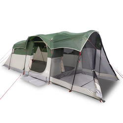 vidaXL Family Tent Tunnel 8-Person Dome Tent Patio Camping Tent Waterproof - green